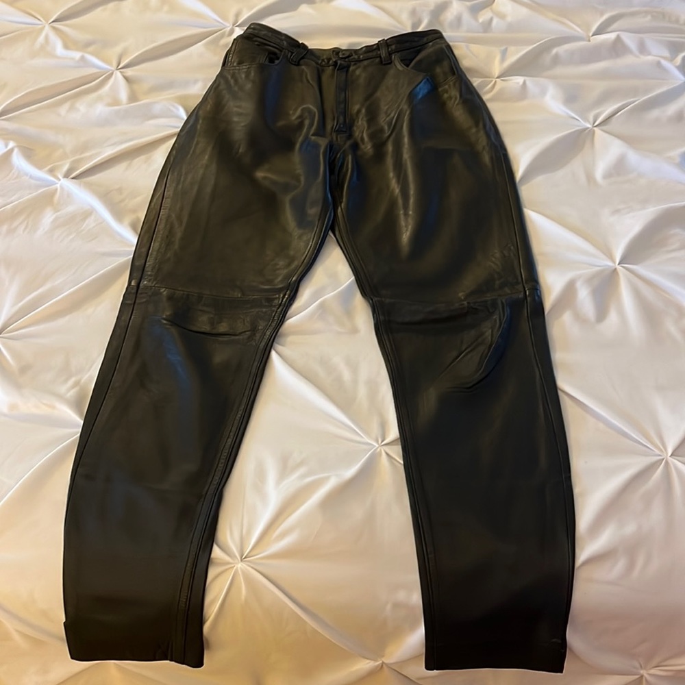 High waisted Leather Pants